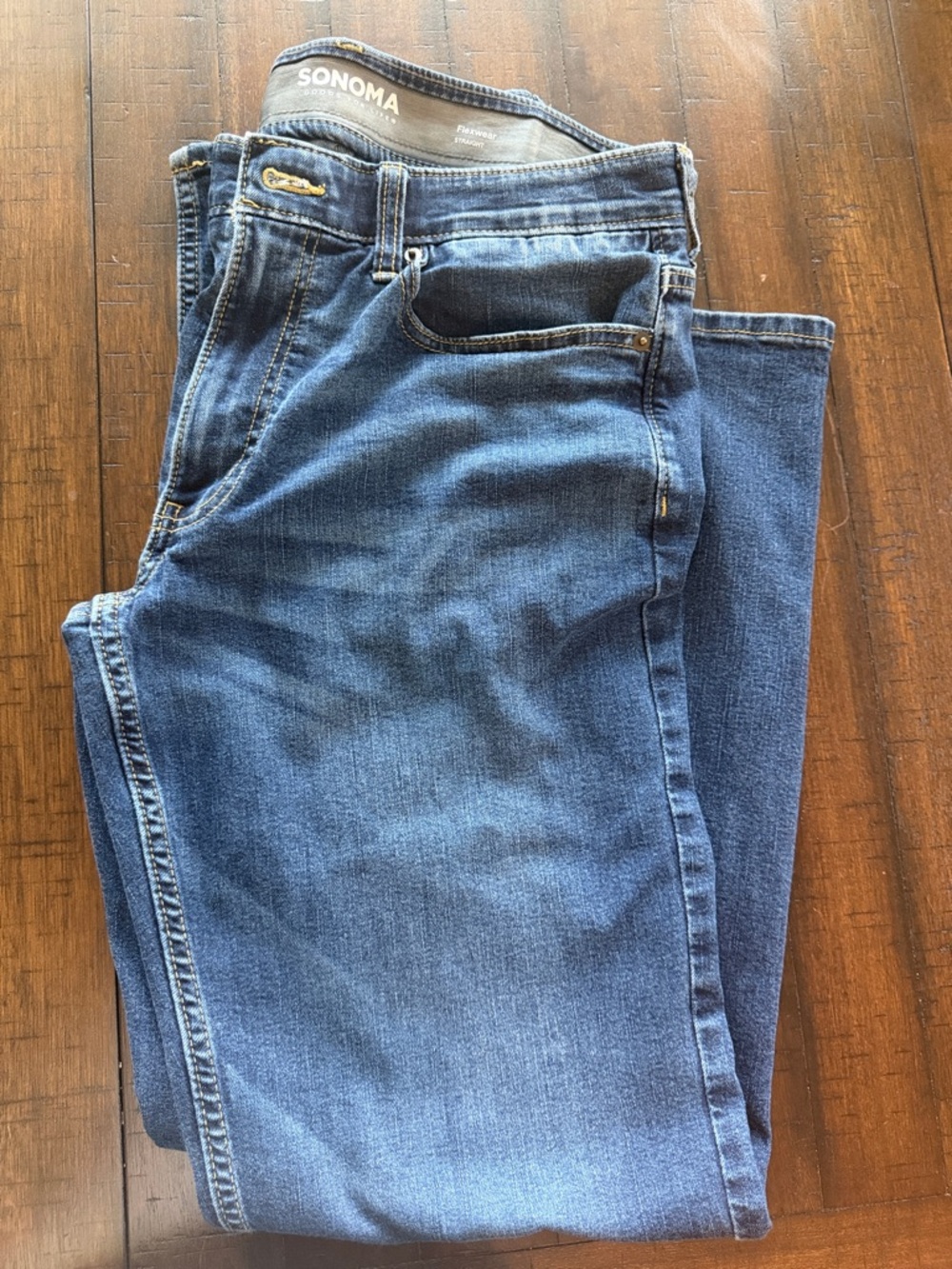 SONOMA Men’s Flexwear Straight Fit Blue Jeans Size 32 x 32